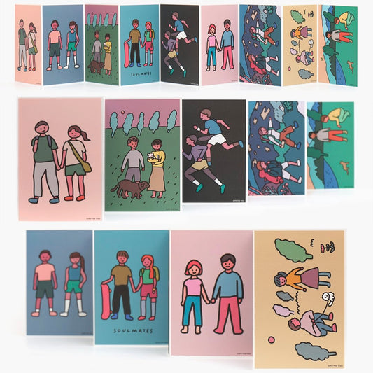 明信片套組 情侶