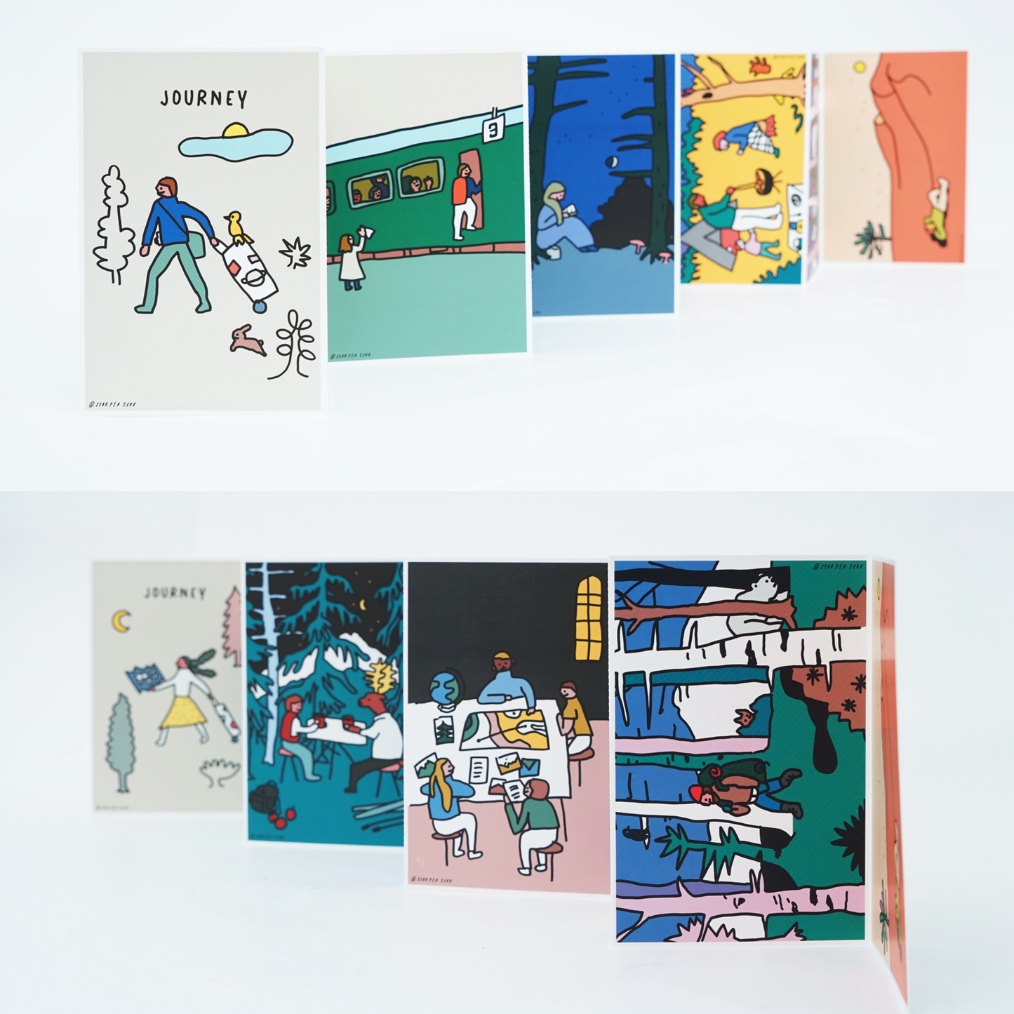 ZPZIPC005 / 明信片套組 旅遊