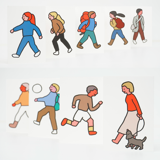 ZPZIPC011 / 明信片套組 散步