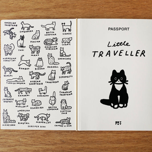 護照套 賓士貓