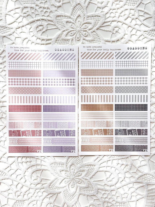 迷你紙膠帶貼紙 模造紙貼紙包