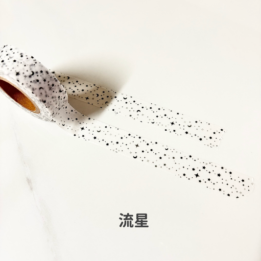 15mm紙膠帶 流星/條碼/網格