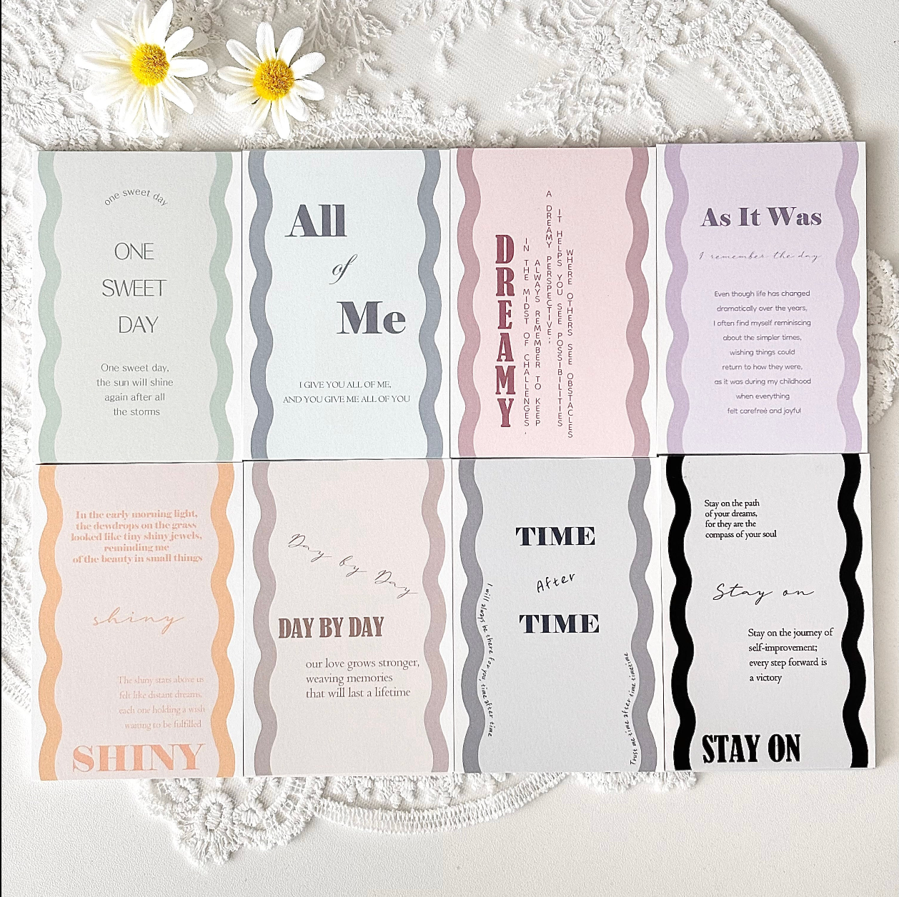 波浪框線 便箋本