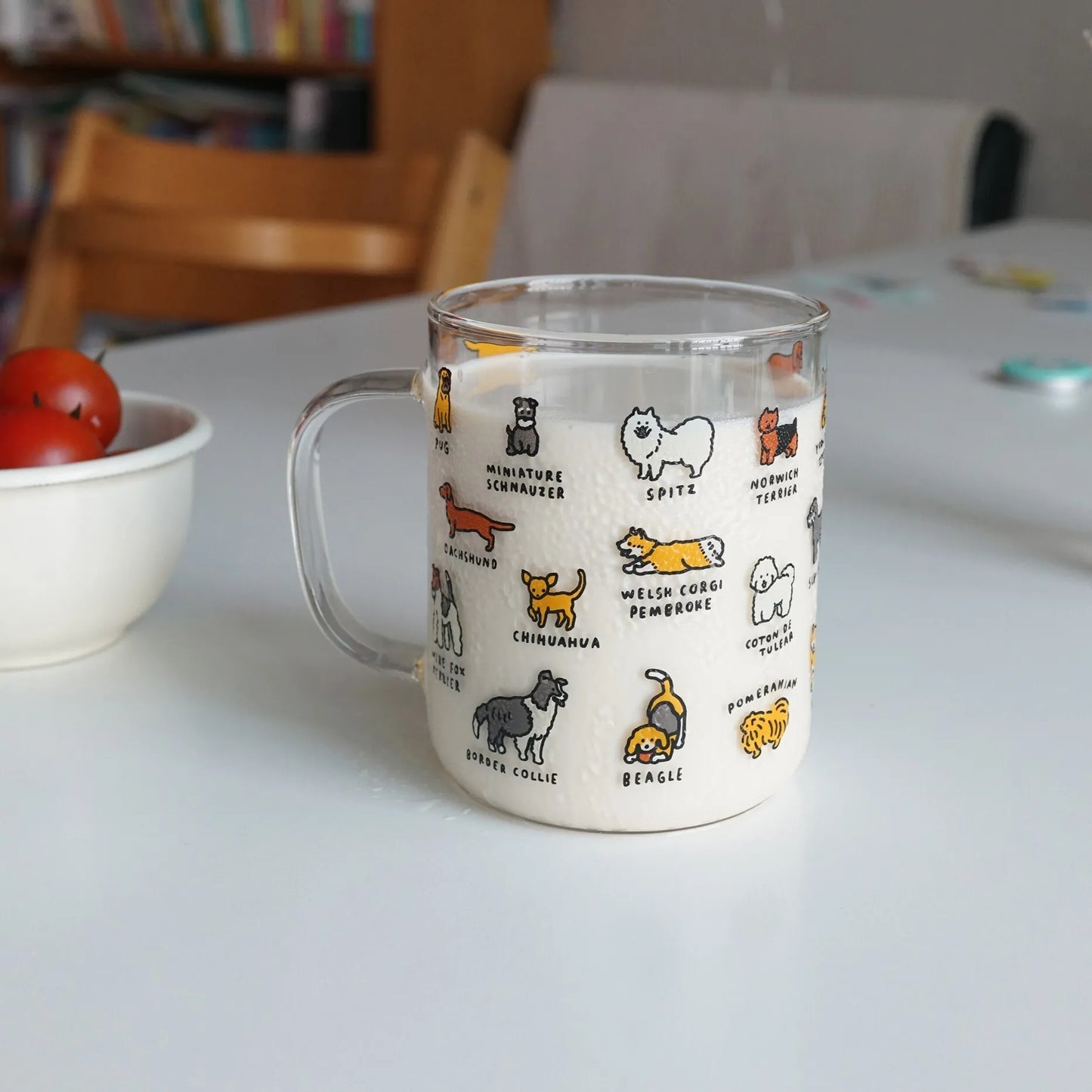 耐熱玻璃杯 狗狗圖鑑