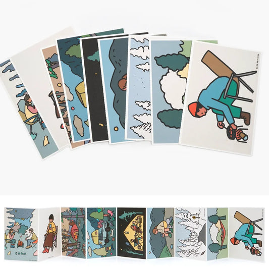 明信片套組 露營