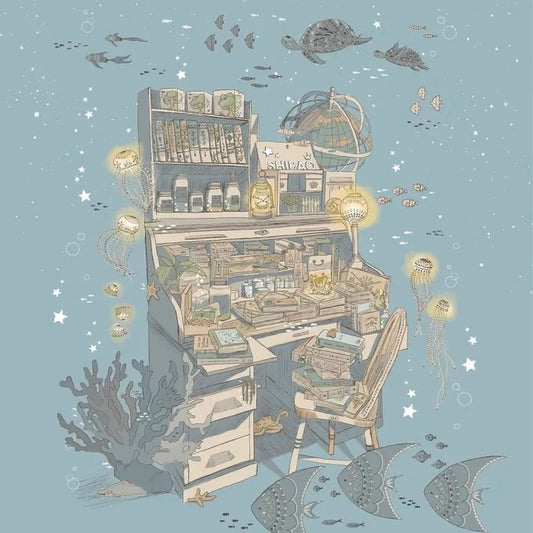 柴尾shibao 海底の工作桌 透明資料夾