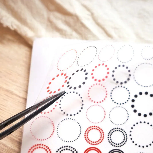 圓點點透明貼紙包