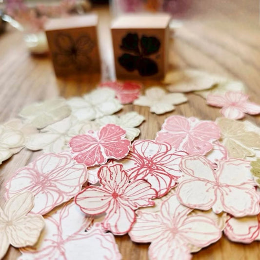 仙女丸 Fairy maru 線條花櫸木印章組