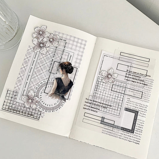 網格筆記便箋本套組