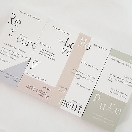 雜誌風便箋本套組