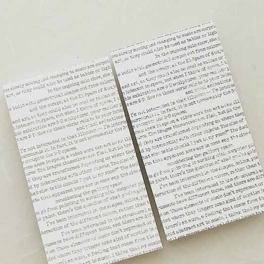 英文報紙便箋本