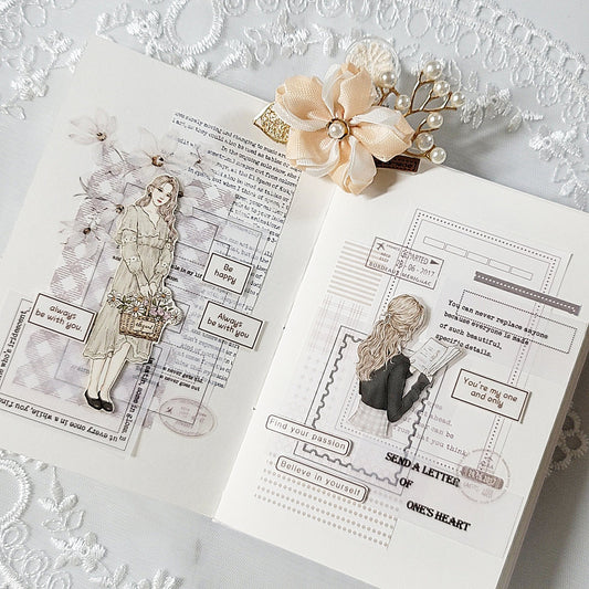 郵票造型素材便箋本