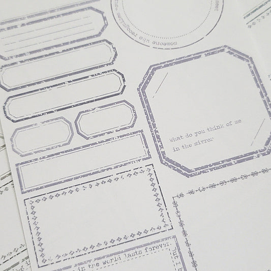 標籤便箋本套組 潑墨款