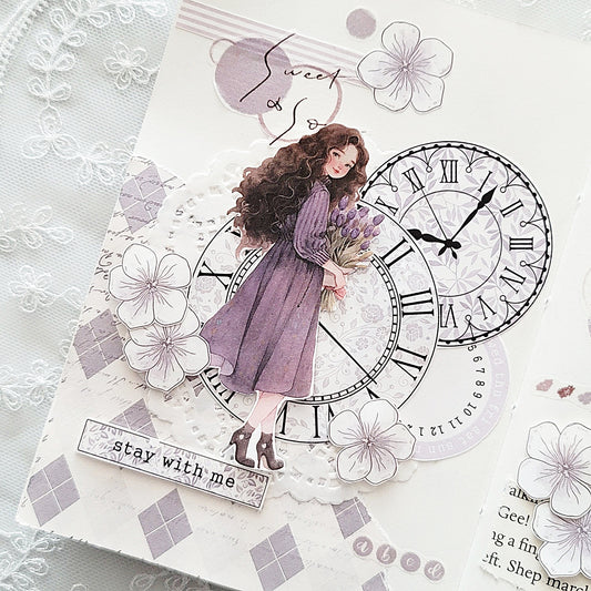 花簇女孩貼紙包 一般色