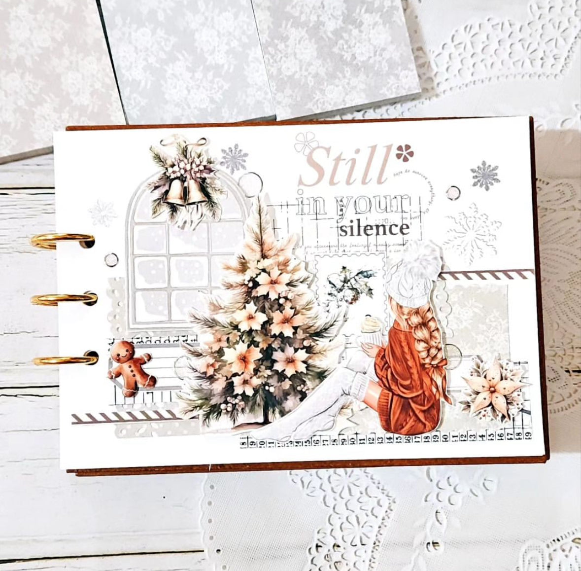 冬日窗雪 模造紙貼紙包