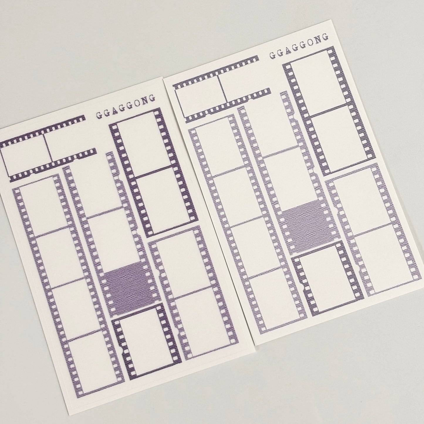 彩色底片膠卷貼紙 霧面PET