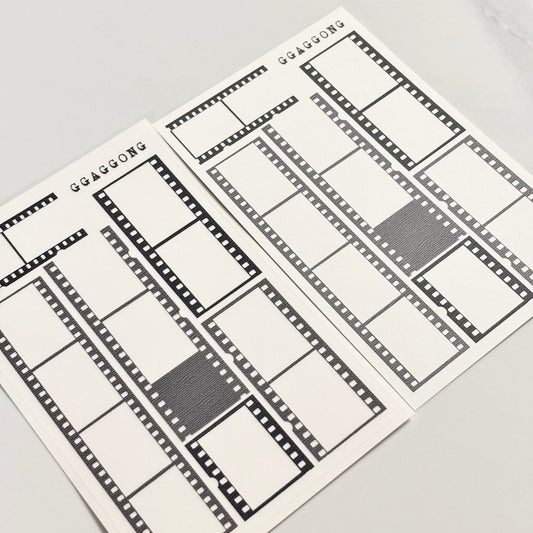 彩色底片膠卷貼紙 模造紙