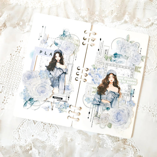 牛仔女孩 貼紙包