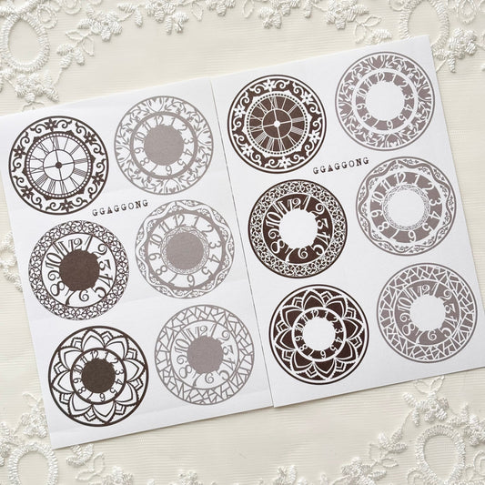 蕾絲花圈 貼紙包