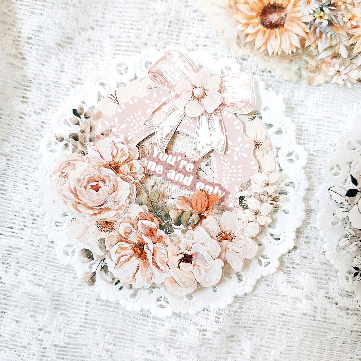 Brush Flower 立體亮面PET紙膠帶