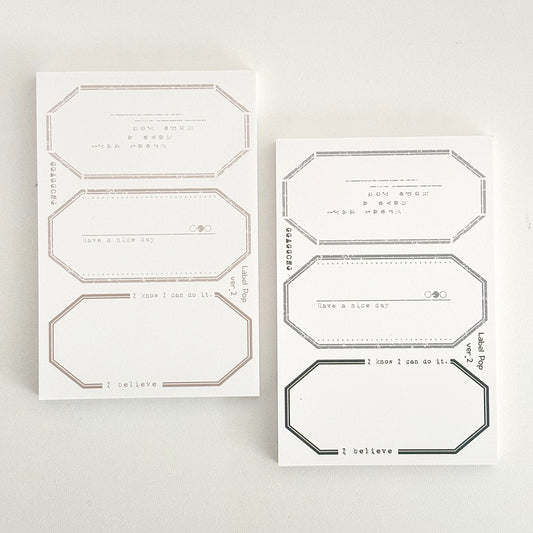 標籤POP 便箋本 基本色 / 特殊色