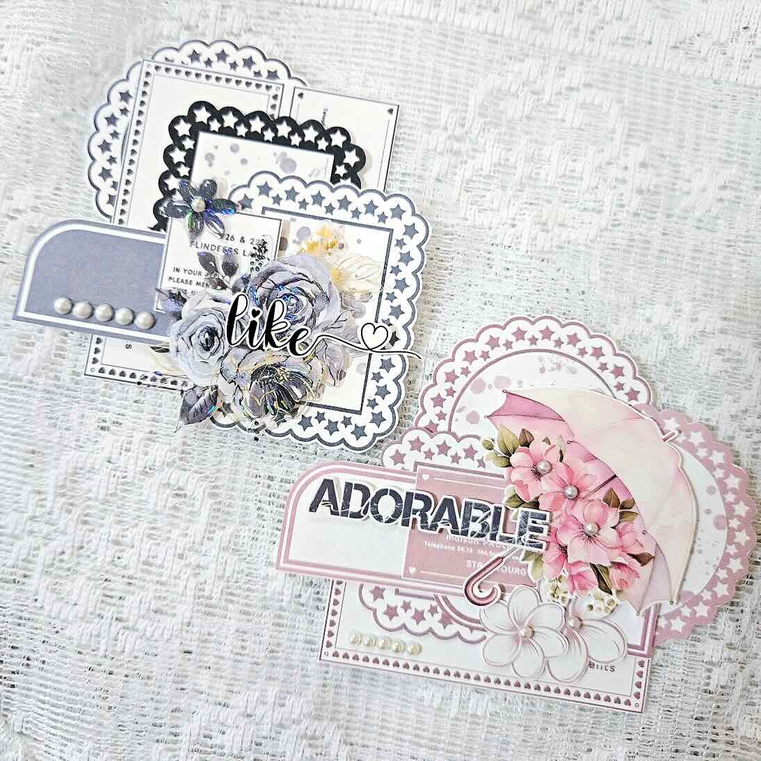 闇色浮金花朵 立體亮面PET紙膠帶