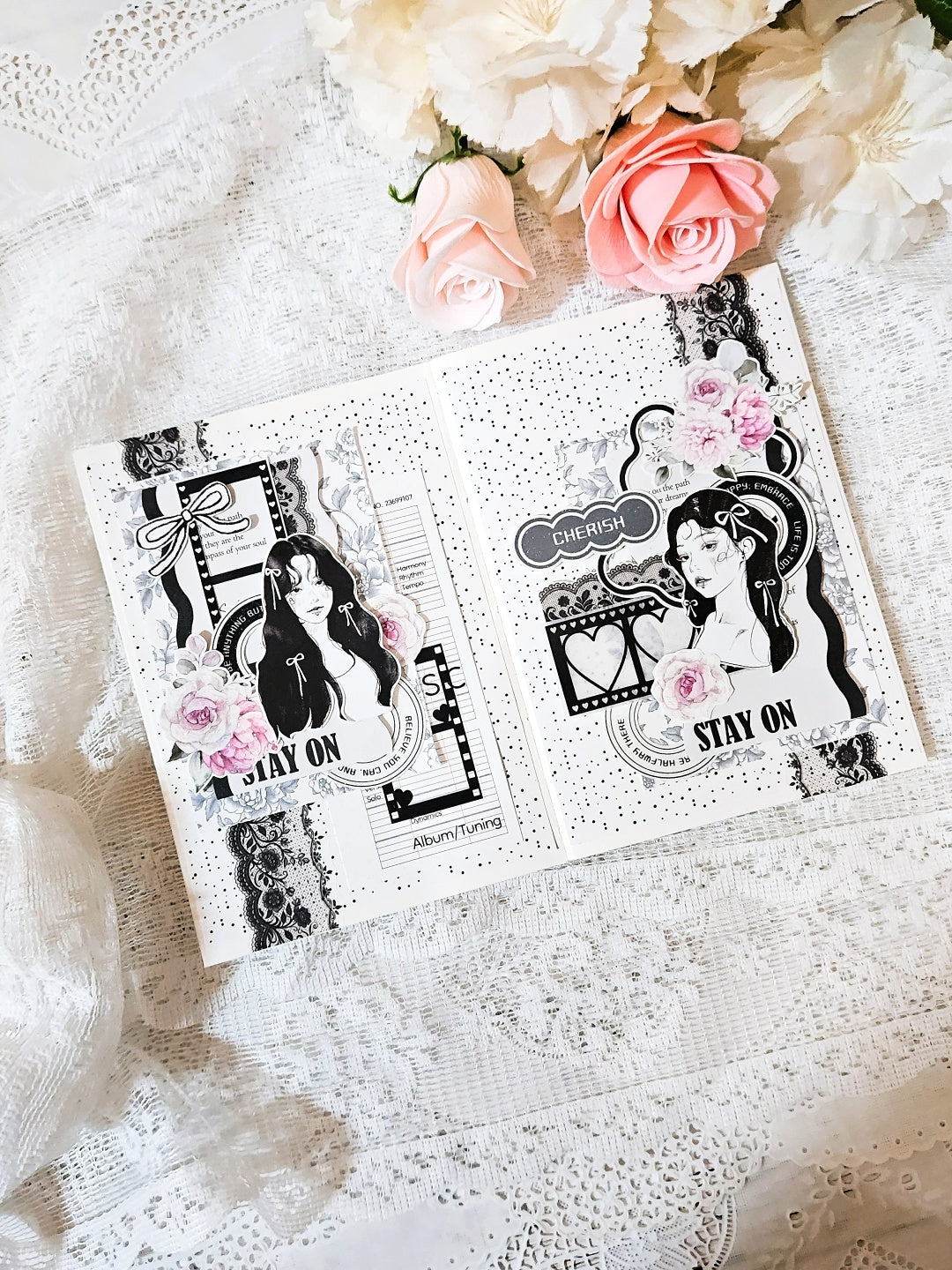 粉色的呢喃 亮面PET紙膠帶