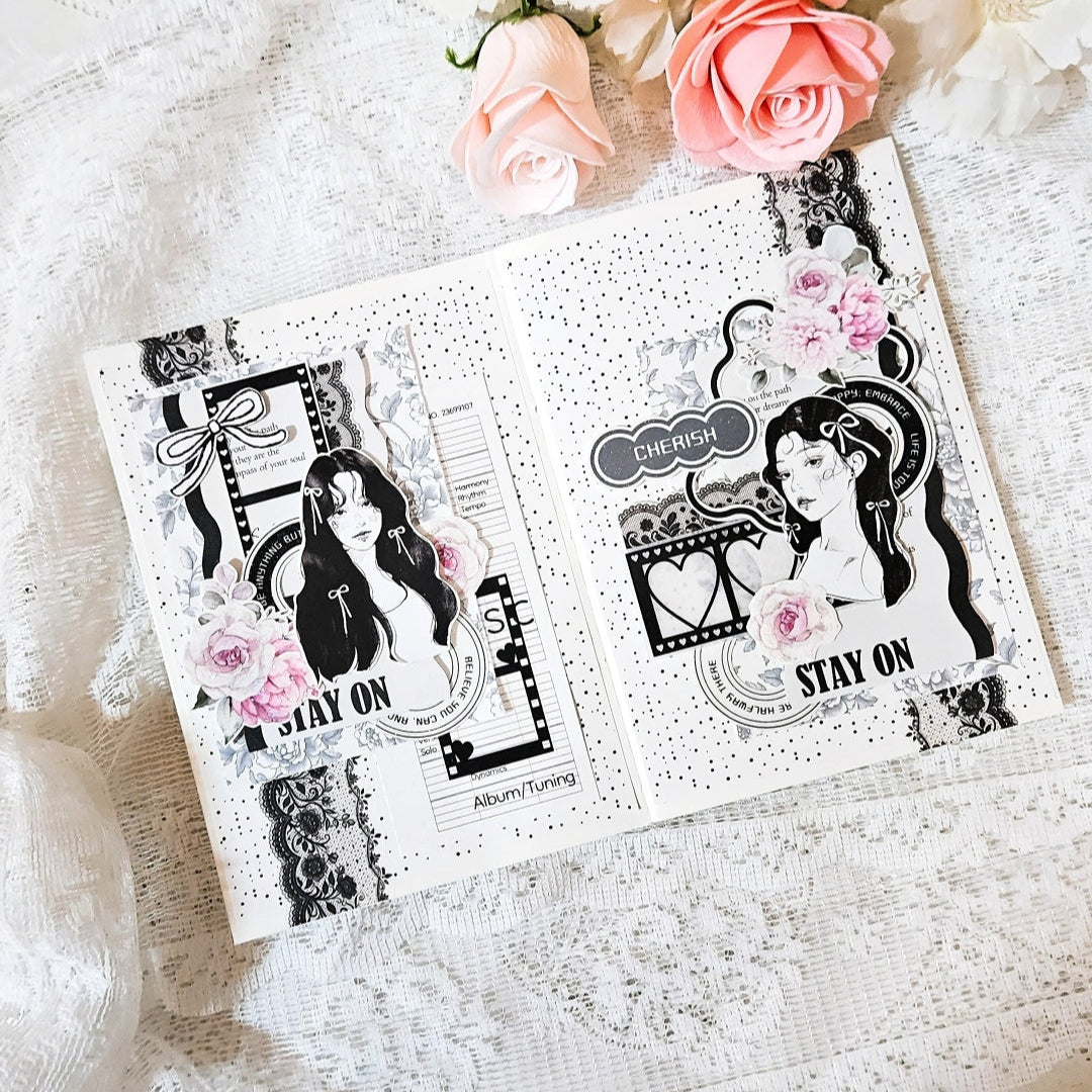 奢華文字 霧面PET紙膠帶 (割型)