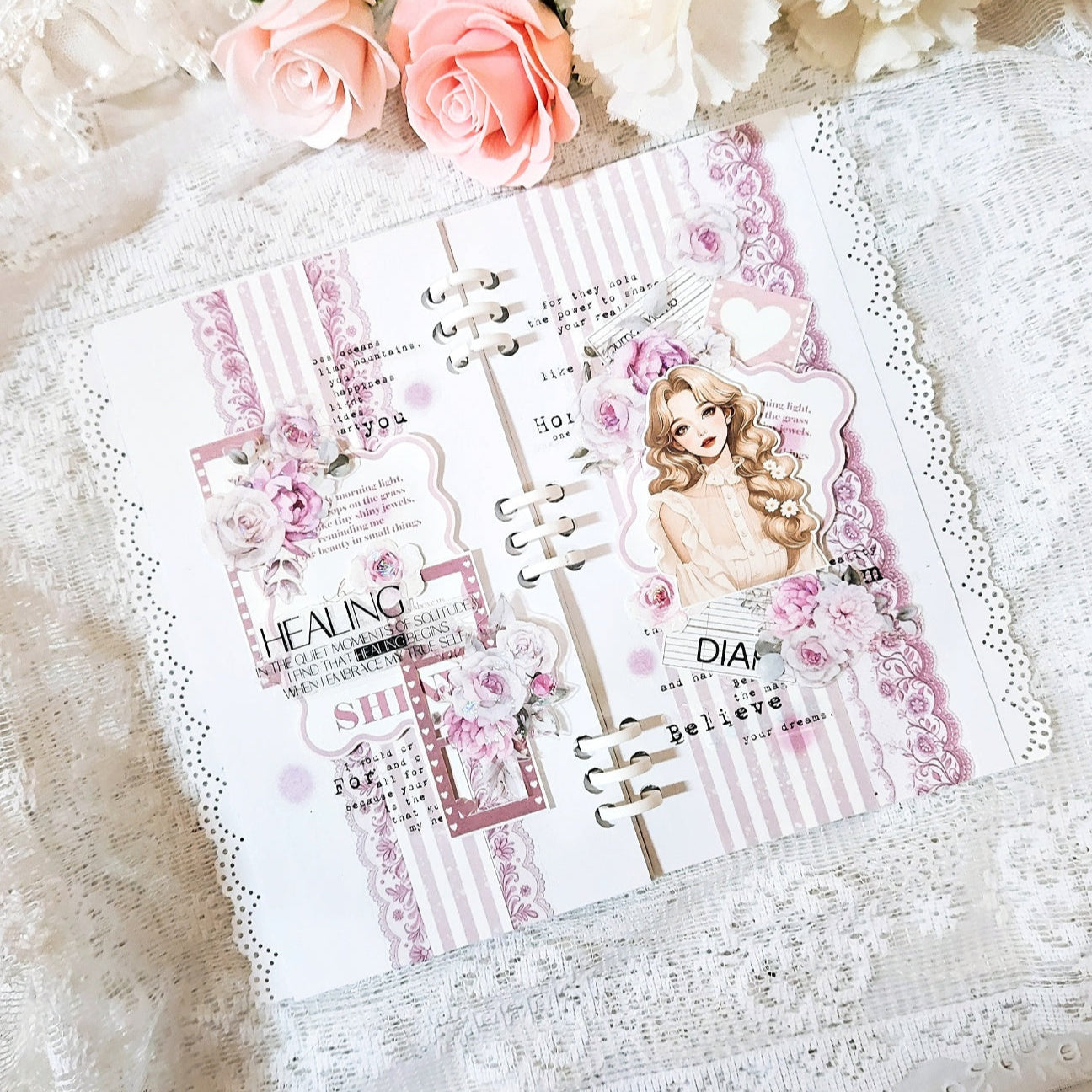 心形底片 霧面PET貼紙包