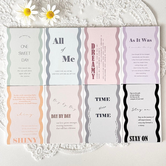 波浪框線 便箋本