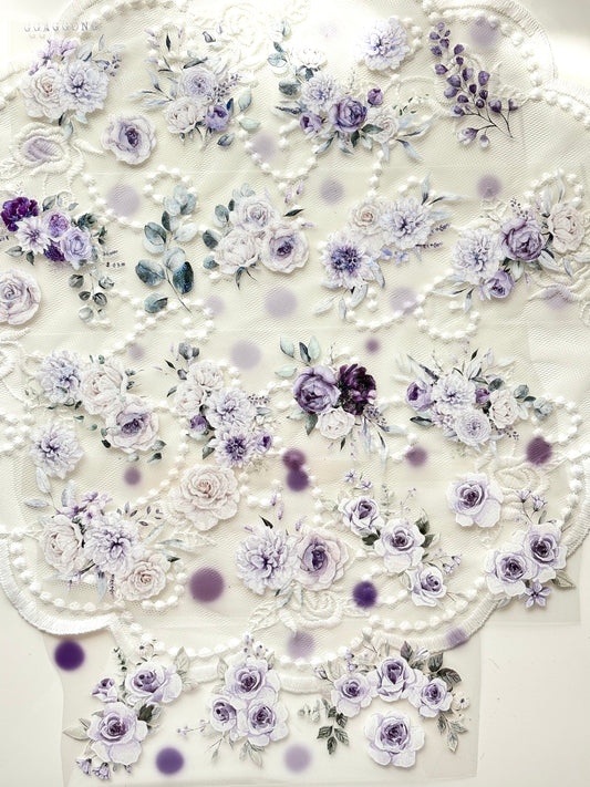 雅緻紫 亮面PET紙膠帶