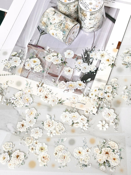 象牙白 亮面PET紙膠帶