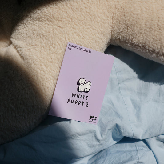 ZERO PER ZERO 徽章 小白狗2