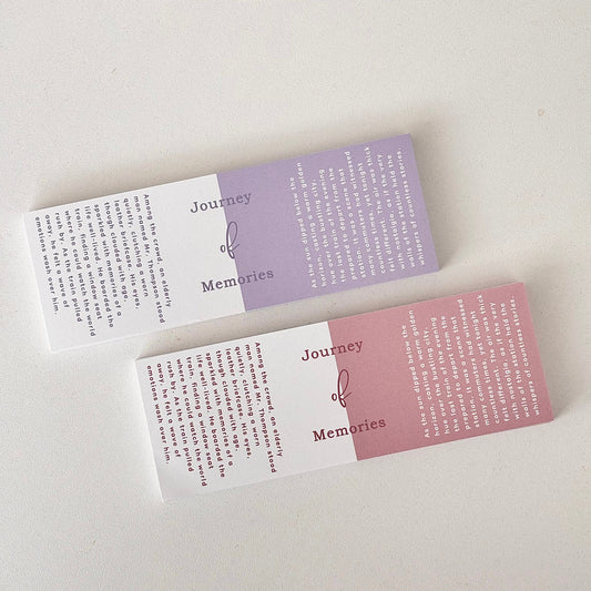 半刻字 便箋本包