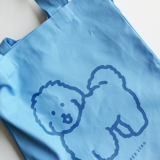 ZERO PER ZERO 帆布袋 小狗 (中藍色)