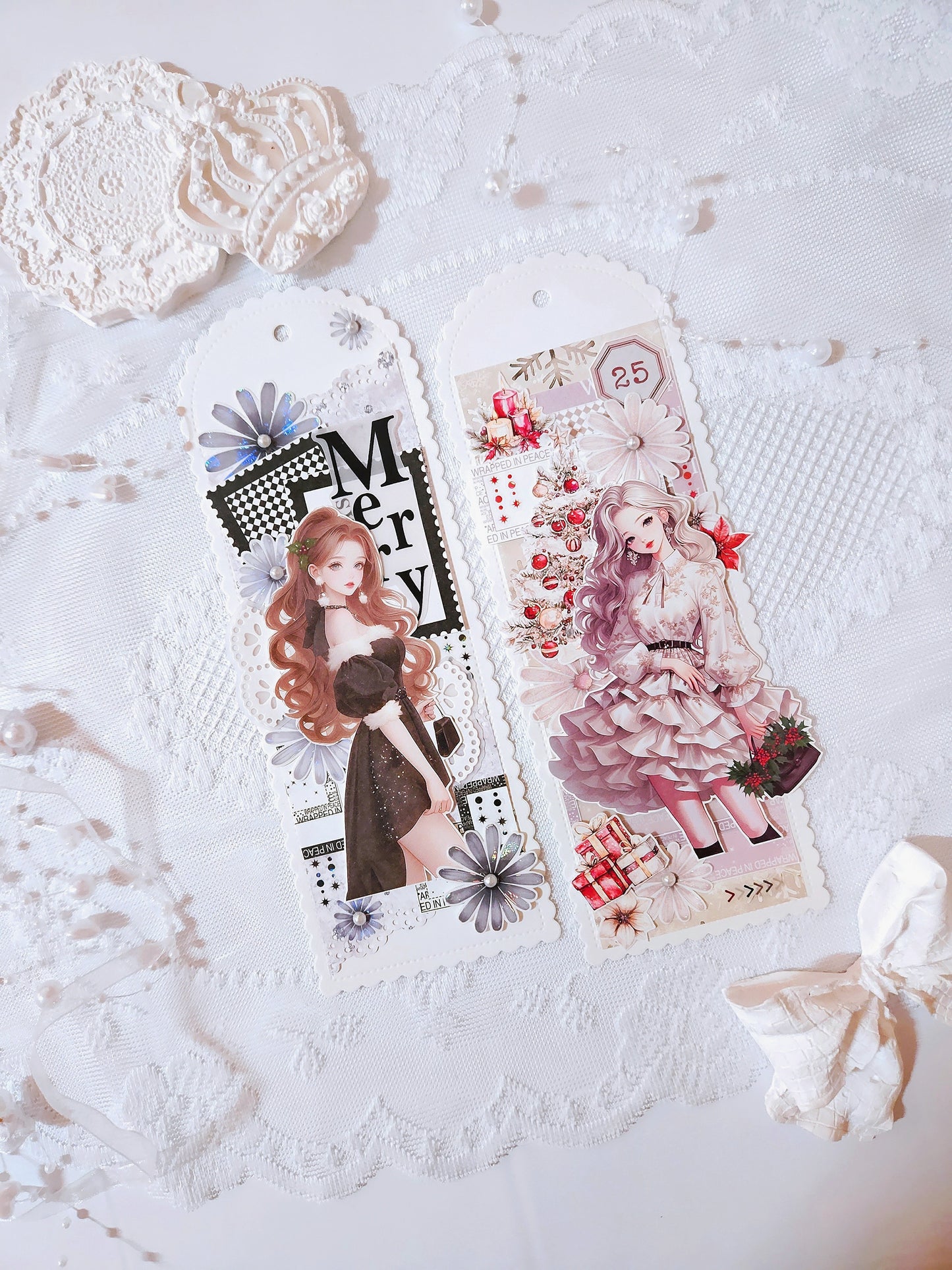 特別版 聖誕女孩 模造紙貼紙包