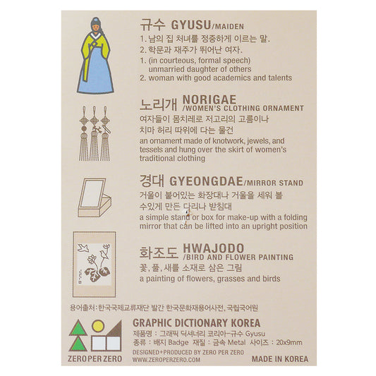 ZERO PER ZERO 徽章 教授