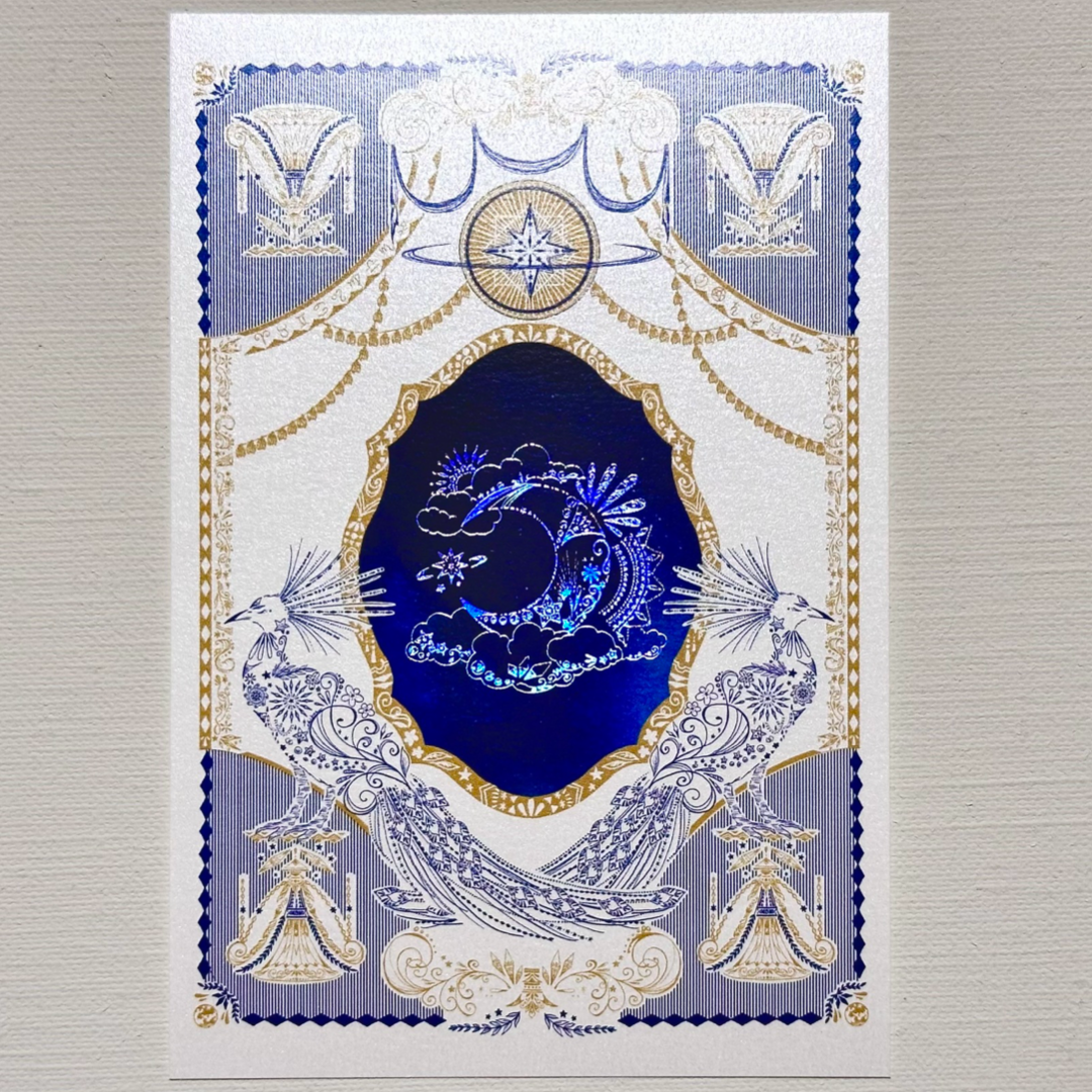 柴尾shibao 宇宙之鏡的守護鳥 明信片