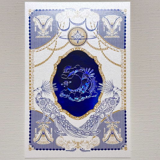 柴尾shibao 宇宙之鏡的守護鳥 明信片