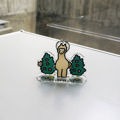 ZERO PER ZERO 可站立鑰匙圈 專用壓克力座 花園款