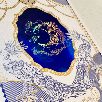 柴尾shibao 宇宙之鏡的守護鳥 明信片