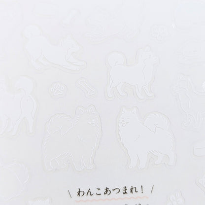 吉田次作商店 純白動物貼紙