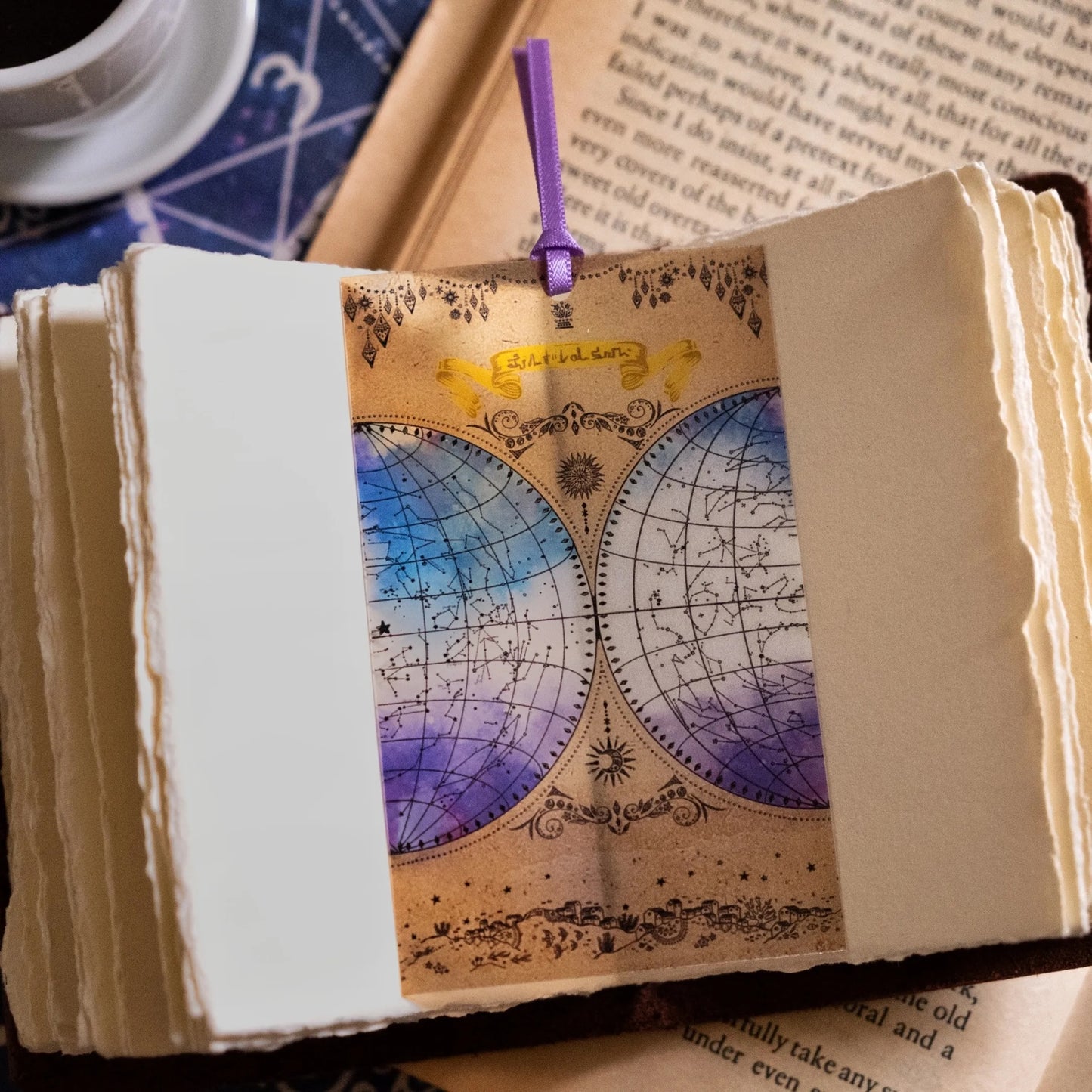 柴尾shibao 行星 透光書籤