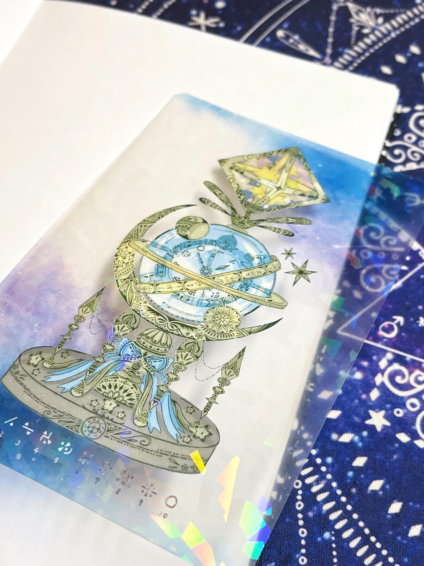 柴尾shibao 行星測定器 明信片