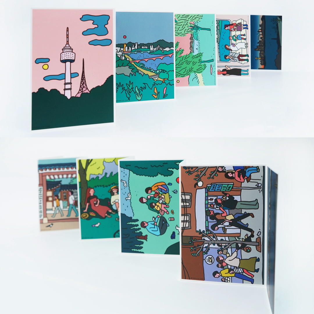 ZPZIPC006 / 明信片套組 首爾2