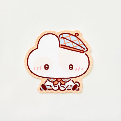 HWANG DARAM 學生(兔兔) 割型明信片