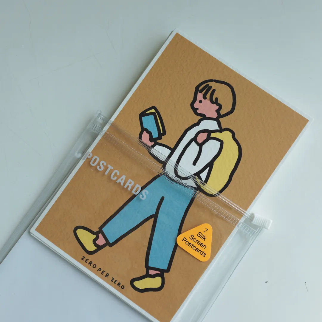 絹印明信片套組 閱讀