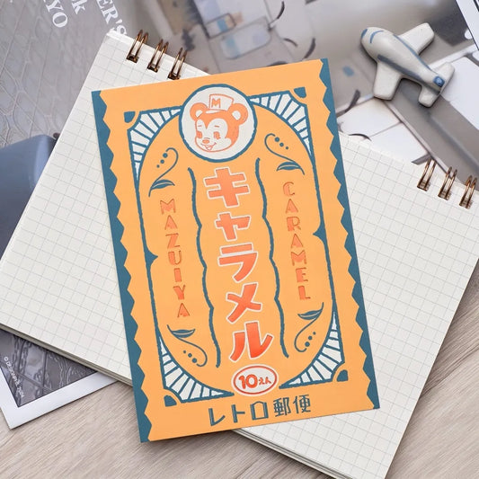 燙金明信片 焦糖