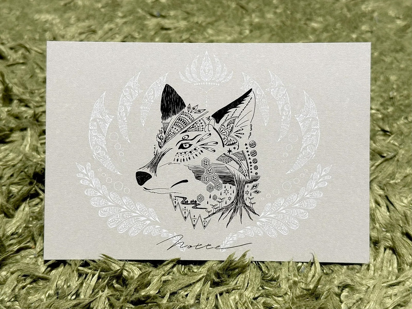 柴尾shibao 狼諾帝 明信片