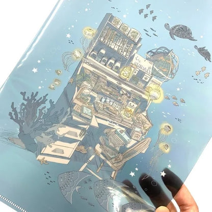 柴尾shibao 海底の工作桌 透明資料夾